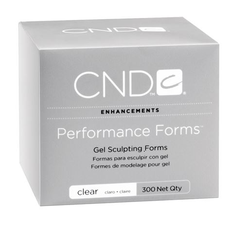 Изображение "CLEAR PERFORMANCE FORMS" - Формы прозрачные для  наращивания гелевых ногтей, 300шт.