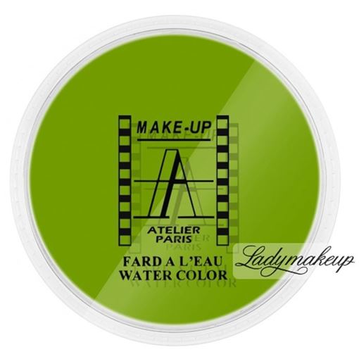 Изображение Акварель для боди-арта компактная "apple green" - "зеленое яблоко", 30 гр.