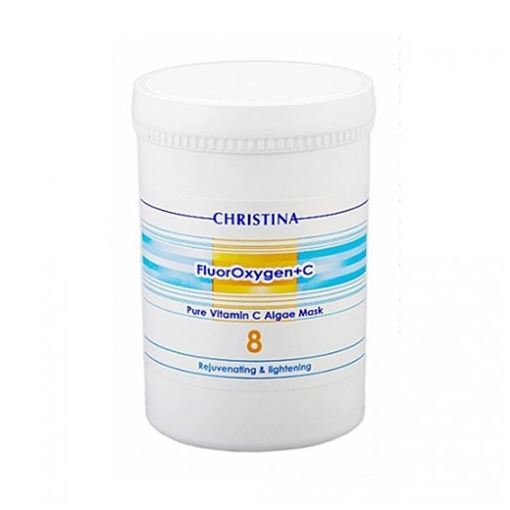 Изображение Fluoroxygen+C - 8 Pure Vitamin C Algae Mask - Водорослевая маска с витамином С и экстрактом ацеролы, шаг 8, 500мл.