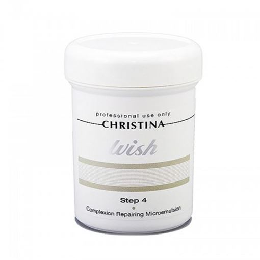 Изображение Wish - 4 Complexion Repairing Microemulsion - Микроэмульсия для улучшения внешнего вида лица, шаг 4, 250мл.