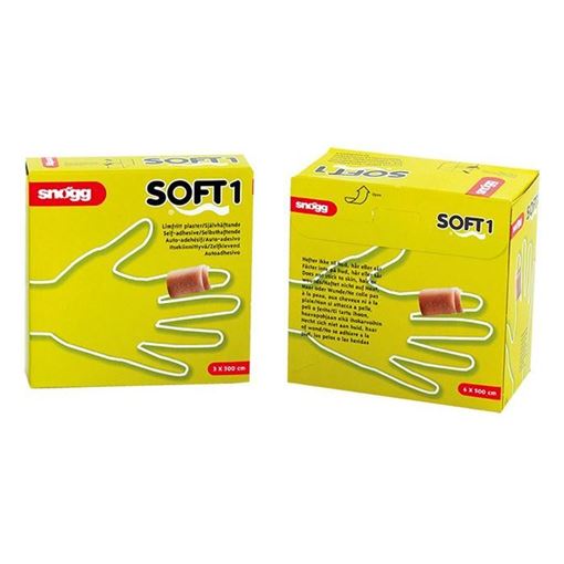 Изображение Бинт на клеевой основе "SOFT 1" для обработи ран, размер 3см х 5см