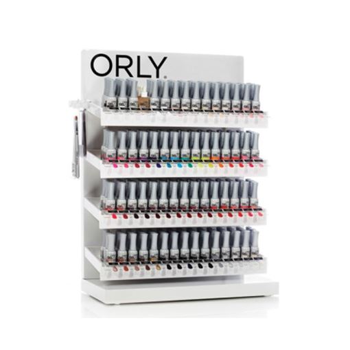 Изображение ORLY Дисплей напольный для гель-лаков Gel FX, 60 ячеев на 6 лаков каждая, пустой, размер:ширина 47см, высота 65см, глубина 26см