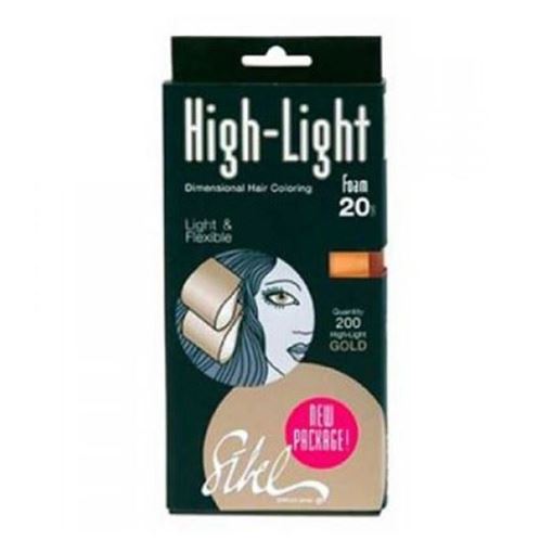 Изображение Бумага для окраски волос HI LITE золотая, 9х16,5 см, 200 шт.