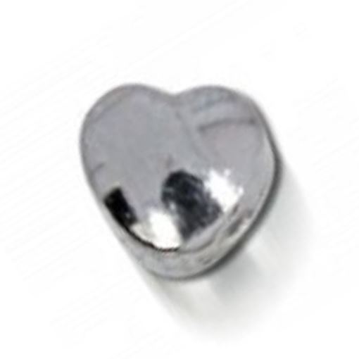 Изображение HEART Серьги для прокола СЕРДЦЕ  MINY без позолоты