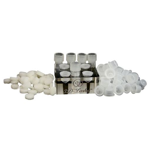 Изображение Acrylic Caddy Set - Набор аксессуаров для наращивания ресниц.