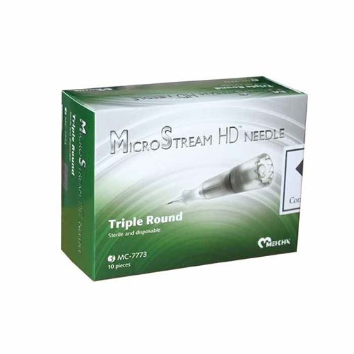 Изображение Блок обноразовый в сборе (игла,юбка,наконечник) с тройной иглой, 10шт