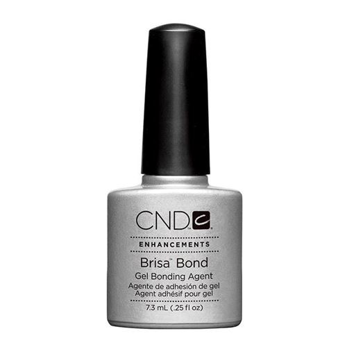 Изображение "BRISA LIQUID BOND" - Базовое покрытие для улучшения адгезии геля с натуральным ногтем, высушивается в лампе, 7,3мл.