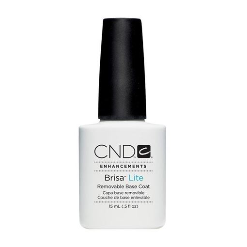 Изображение "BRISA LITE REMOVABLE BASE COAT" - Базовое покрытие для улучшения адгезии геля с натуральным ногтем, 15мл.