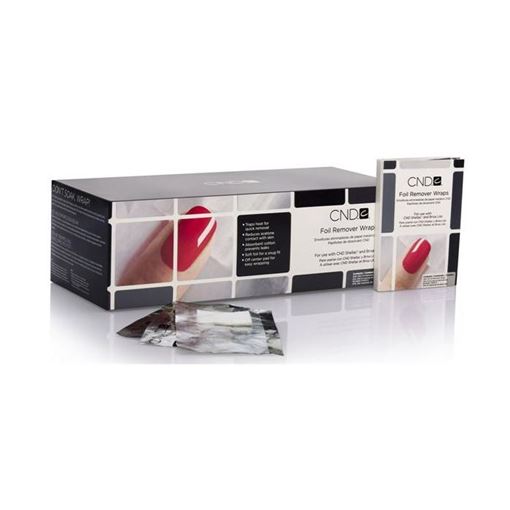 Изображение "FOIL REMOVER WRAPS" - Фольга со спонжиками  для снятия гелевого лака, 250шт.